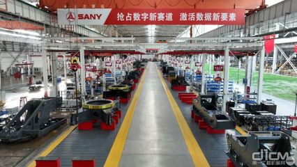 浙江三一裝備履帶起重機(jī)5G工廠